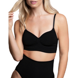 BYE-BRA - MEDIUM CONTROL SOUTIEN-GORGE SANS POINTS NOIR TAILLE S