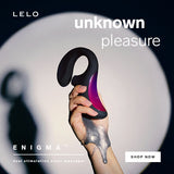 LELO - ENIGMA DOUBLE ASPIRATION STIMULATION MASSEUR  ROSE PROFONDE