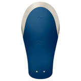 SATISFYER - VIBRATEUR DOUBLE LOVE LUXURY PARTNER BLEU