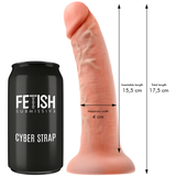 FETISH SUBMISSIVE CYBER STRAP - HARNAIS AVEC GODE ET TÉLÉCOMMANDE BULLET TECHNOLOGIE WATCHME S