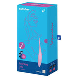 SATISFYER - VIBRATEUR  POINTE DE CLIT TWIRLING JOY ROSE