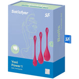 SATISFYER - ENSEMBLE ENTRAÎNEMENT YONI POWER 1 ROUGE