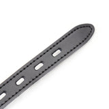 OHMAMA FETISH - BÂILLON BALLE EN SILICONE AVEC CEINTURE EN CUIR (CADENAS INCLUS)