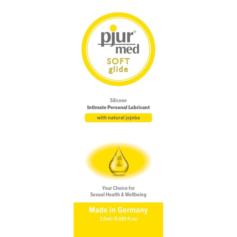 PJUR - LUBRIFIANT SILICONE MED SOFT GLIDE 1.5 ML