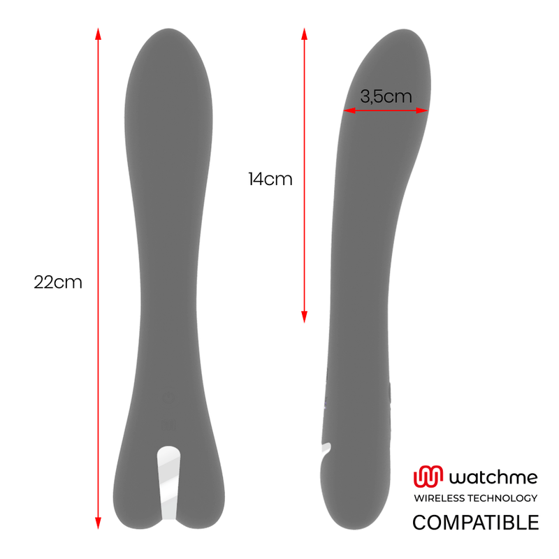 BRILLY GLAM - RYAN VIBROMASSEUR + TÉLÉCOMMANDE WATCHME