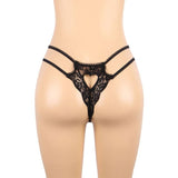 SUBBLIME - SET ENSEMBLE TROIS PIÈCES SOUTIEN-GORGE + PORTE-JARRETELLE + STRING S/M