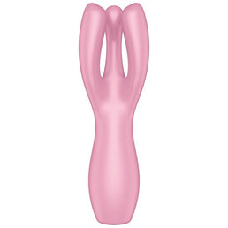 SATISFYER - VIBRATEUR THREESOME 3 ROSE