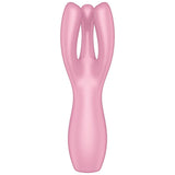SATISFYER - VIBRATEUR THREESOME 3 ROSE