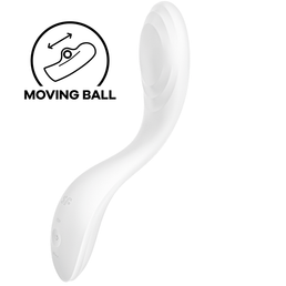 SATISFYER - VIBRATEUR SPOT G RRROLLING PLEASURE BLANC