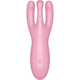 SATISFYER - APPLICATION VIBRATEUR THREESOME 4 ROSE