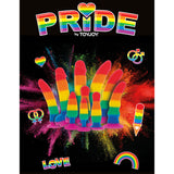 PRIDE - GODE DRAPEAU LGBT VAGUE 17 CM