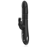 BLACK&SILVER - KENJI VIBROMASSEUR RABBIT UP & DOWN + TÉLÉCOMMANDE WATCHME