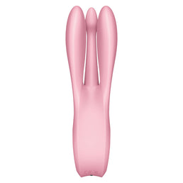 SATISFYER - VIBRATEUR THREESOME 1 ROSE