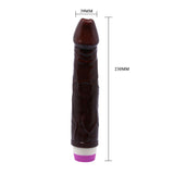 BAILE - VIBRATEUR VAGUES DE PLAISIR 23 CM MARRON