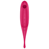 SATISFYER - STIMULATEUR ET VIBRATEUR TWIRLING PRO AIR PULSE ROUGE