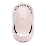 SATISFYER - STIMULATEUR ET VIBRATEUR DOUBLE AIR PULSE PRO TO GO 2 BEIGE
