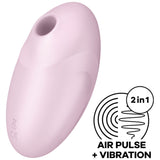 SATISFYER - STIMULATEUR ET VIBRATEUR VULVA LOVER 3 ROSE
