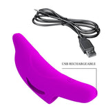 PRETTY LOVE - PUISSANT STIMULATEUR DE DOIGTS VIOLET DELPHINI