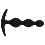 BLACK&SILVER - CHAÎNE À BILLES ANAL RUPERT 10 CM