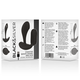 BLACK&SILVER - TÉLÉCOMMANDE EN SILICONE POUR PLUG ANAL DWAYNE