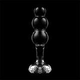 NEBULA SERIES BY IBIZA - MODÈLE 1 BOUCHON EN VERRE BOROSILICATE TRANSPARENT 10.5 CM -O- 3 CM