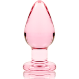 NEBULA SERIES BY IBIZA - PLUG ANAL MODÈLE 3 VERRE BOROSILICATE ROSE 11 CM -O- 5 CM