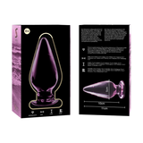 NEBULA SERIES BY IBIZA - PLUG ANAL MODÈLE 4 VERRE BOROSILICATE ROSE 11 CM -O- 5 CM