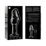 NEBULA SERIES BY IBIZA - PLUG ANAL MODÈLE 6 VERRE BOROSILICATE CLAIR 12.5 CM -O- 4 CM
