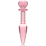 NEBULA SERIES BY IBIZA - PLUG ANAL MODÈLE 7 VERRE BOROSILICATE ROSE 13.5 CM -O- 3 CM
