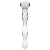 NEBULA SERIES BY IBIZA - MODÈLE 13 GODE EN VERRE BOROSILICATE CLAIR 18 CM -O- 3.5 CM