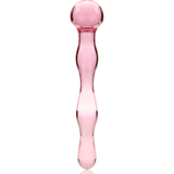 NEBULA SERIES BY IBIZA - MODÈLE 13 GODE EN VERRE BOROSILICATE ROSE 18 CM -O- 3.5 CM