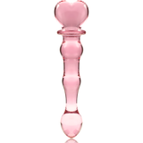 NEBULA SERIES BY IBIZA - MODÈLE 21 GODE EN VERRE BOROSILICATE ROSE 20.5 CM -O- 3.5 CM