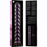 NEBULA SERIES BY IBIZA - MODÈLE 22 GODE EN VERRE BOROSILICATE ROSE 21.5 CM -O- 2.5 CM