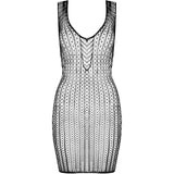 PASSION - BS097 BODYSTOCKING NOIR TAILLE UNIQUE