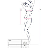 PASSION - BS097 BODYSTOCKING BLANC TAILLE UNIQUE