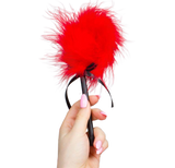 SECRETPLAY - DUSTER DE MARABOU ROUGE