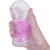 PRETTY LOVE - MASTURBATEUR MASCULIN FANTASY AVEC SPIRALE INTERNE ET BALLES TRANSPARENTES