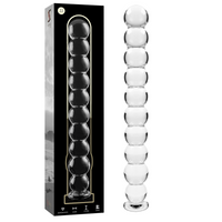 NEBULA SERIES BY IBIZA - MODÈLE 22 GODE EN VERRE BOROSILICATE CLAIR 21.5 CM -O- 2.5 CM