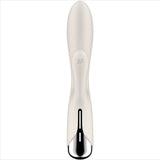 SATISFYER - SPINNING RABBIT 1 CLITORIS ET STIMULATION DU POINT G BEIGE