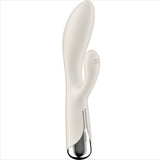 SATISFYER - SPINNING RABBIT 1 CLITORIS ET STIMULATION DU POINT G BEIGE