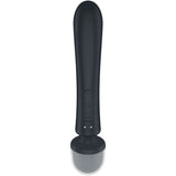 SATISFYER - MASSEUR VIBRATEUR LAPIN TRIPLE LOVER GRIS