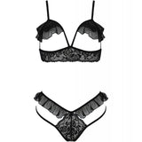 PASSION - ENSEMBLE DOLLY DEUX PIÈCES NOIR L/XL