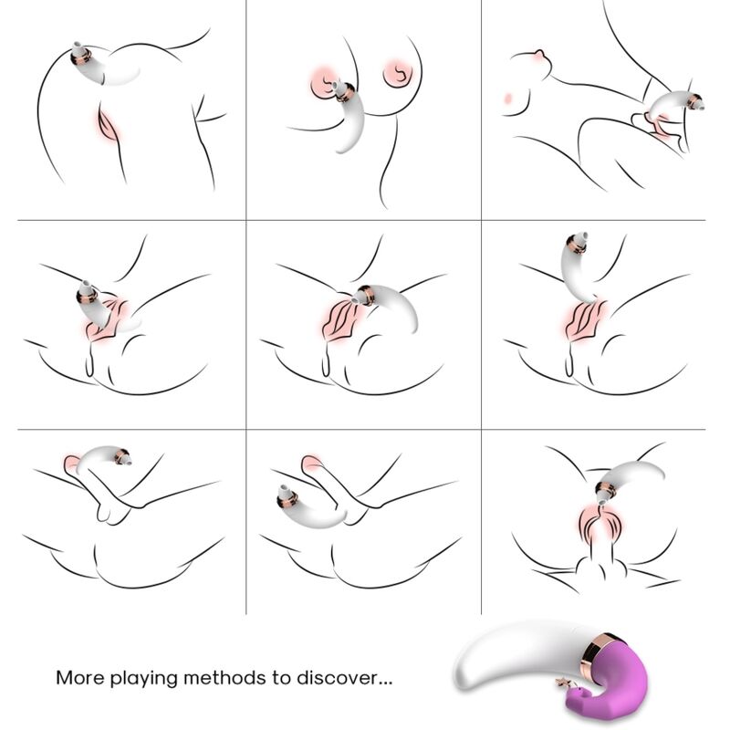 ARMONY - SWEETMOON VENTOUSE CLITORIS & POINT G ROSE