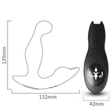 ARMONY - BAT KING VIBRATEUR ANAL PROSTATE ROTATEUR TÉLÉCOMMANDE NOIR
