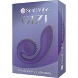 SNAIL VIBE - STIMULATEUR DOUBLE GIZI VIOLET
