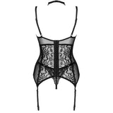 LIVCO CORSETTI FASHION - COLLECTION GIELLANDRA FOR THE SENSES CORSET + CULOTTE NOIR