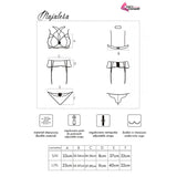 LIVCO CORSETTI FASHION - MAJALESA LC 90526 SOUTIEN-GORGE + JARRETIÈRE + CULOTTE NOIR L/XL