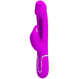 PRETTY LOVE - VIBRATEUR DEJON RABBIT 3 EN 1 MULTIFONCTION  FUCSIA