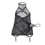 SUBLLIME - ROBE TRANSPARENTE  DOS LIQUIDE NOIR S/M