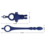 PRETTY LOVE - AYAD ANNEAU VIBRATEUR LAPIN AVEC PLUG BLEU